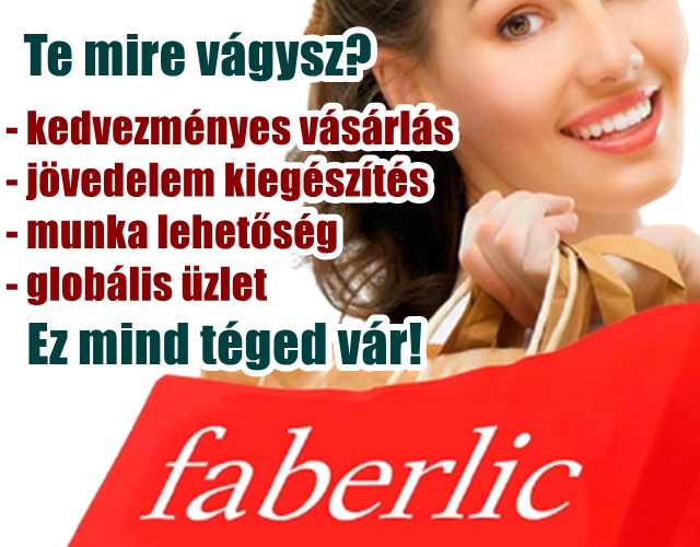 Faberlic munka, kereseti lehetőség